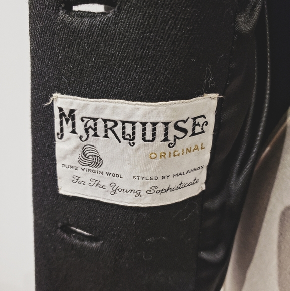 Late 1960s vintage wool coat - Picture 3 of 5